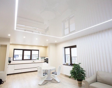 Натяжные потолки.